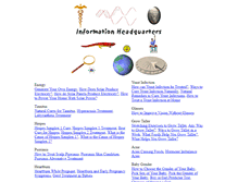 Tablet Screenshot of informationheadquarters.com